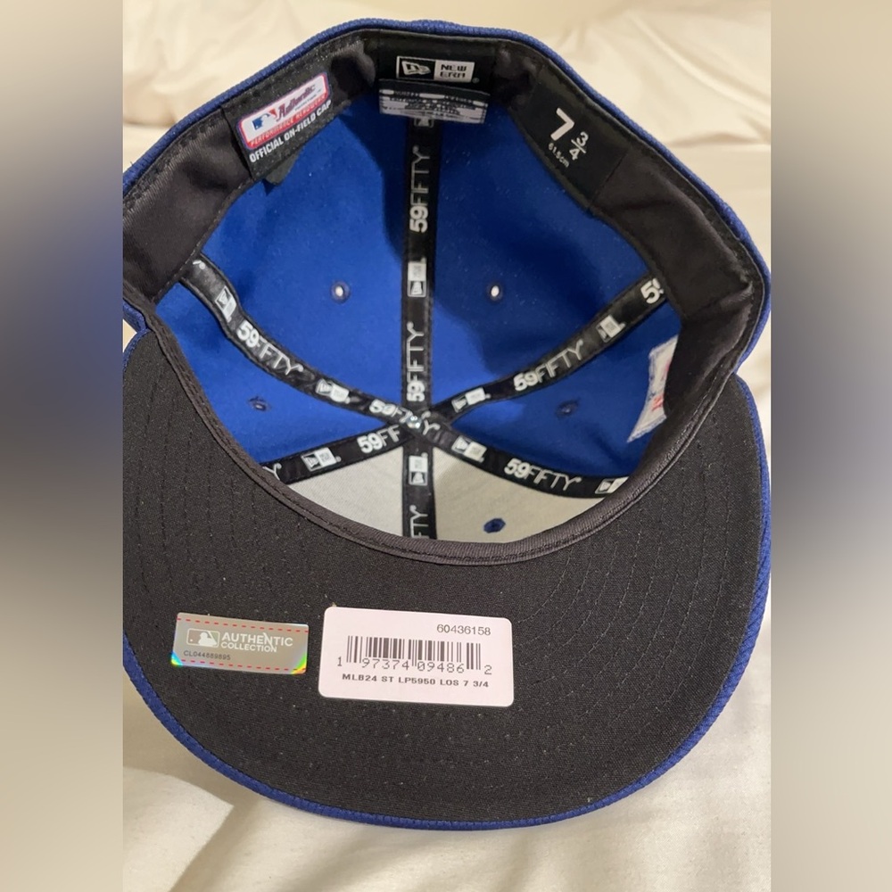 LA Dodgers New Era cap 7 3/4 - Picture 5 of 5